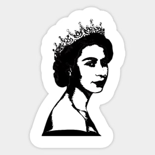 Legendary Queen 1926-2022 Sticker